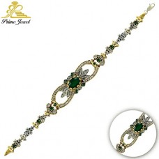 Gümüş Otantik Taşlı Biezik /Bileklik